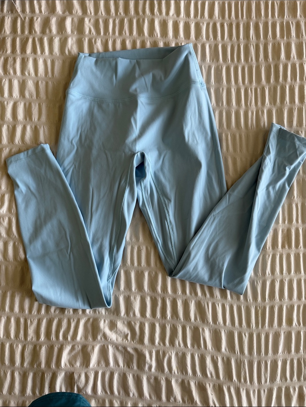 Light Blue High-Waist Athletic Leggings